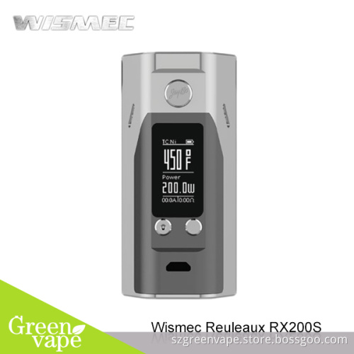 Original Wismec RX200S TC Mod , RX200S , Wismec RX 200S Box Mod Support Tripple